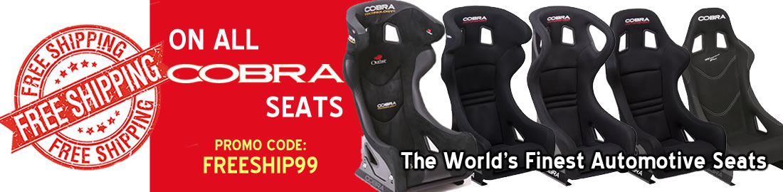 Free Shipping on All Cobra Seats Free Shipping on All Cobra Seats